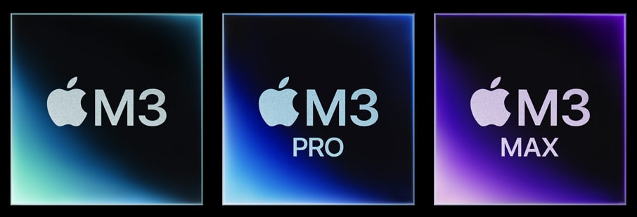 Chips M3, M3 Pro y M3 Max de Apple