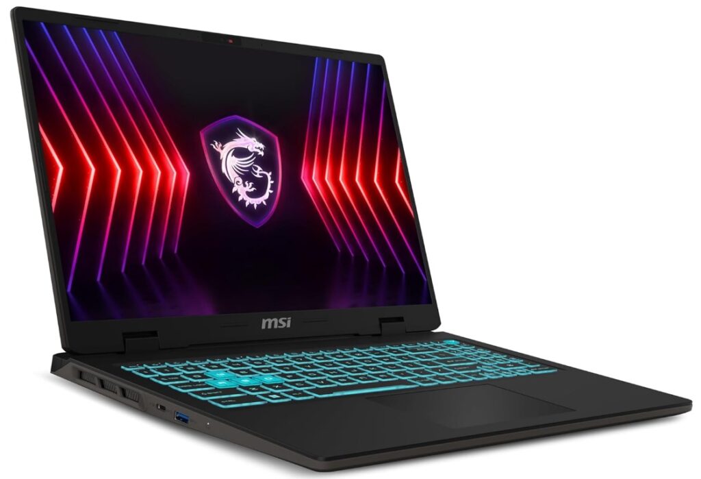 Portátil gaming con procesador Intel Core i7/i9 de 14ª generación HX, gráfica Nvidia RTX 4060/70 con 8 GB de VRAM, 32 GB de RAM, 1 TB de almacenamiento SSD y pantalla de 16 pulgadas Full HD, Msi Sword 16HX B14V