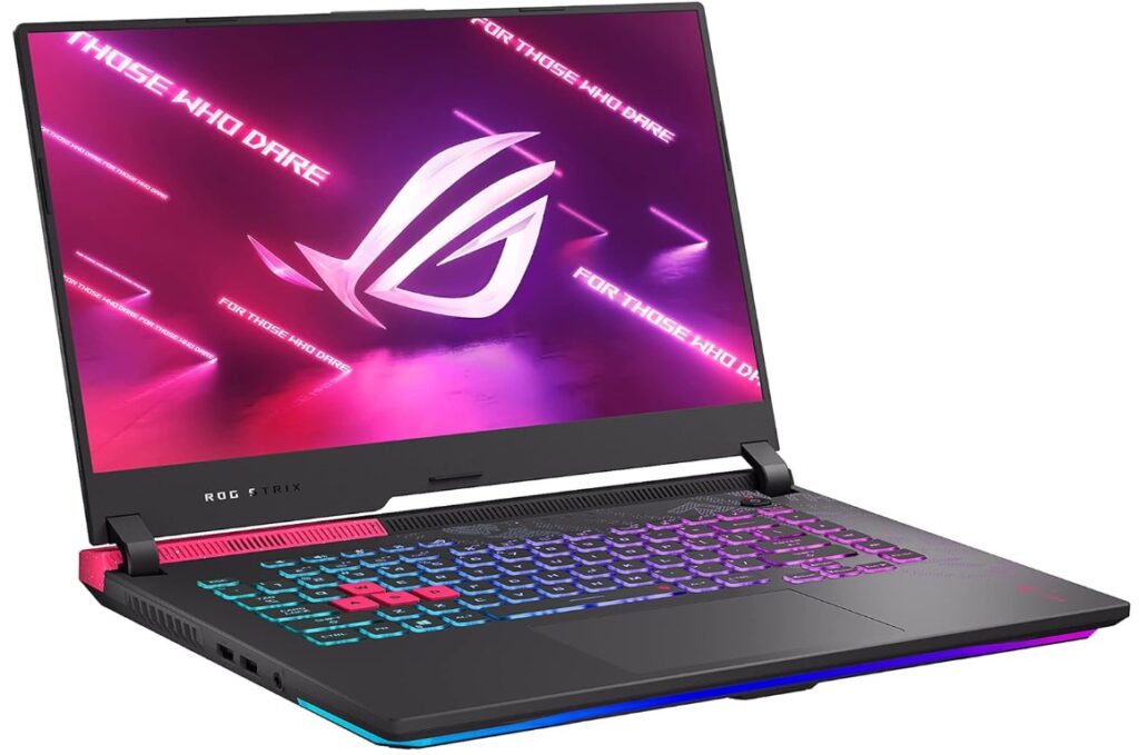 Portátil gaming de 15,6 pulgadas Full HD con procesador AMD Ryzen 7 5800H, 32 GB de RAM, 1 TB de SSD y gráfica dedicada RTX 3070 con 8 GB, ASUS ROG G513QR-HF