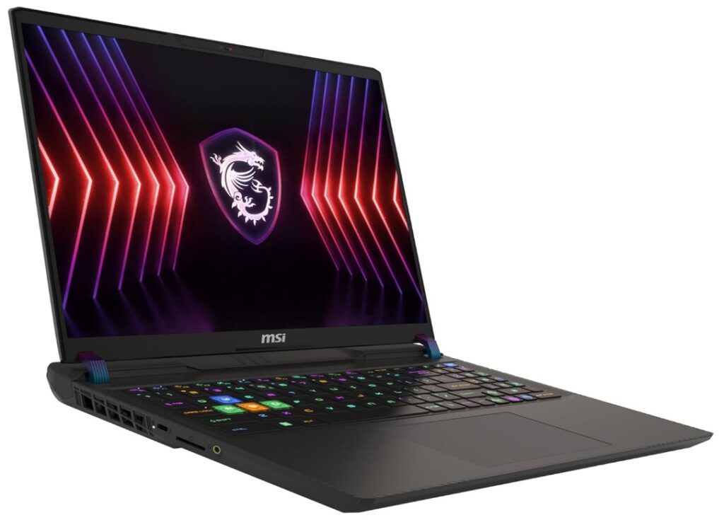 Portátil gaming con pantalla 2,5K+ de 17 pulgadas, procesador Intel Core i7 14700HX, 32 GB de RAM, SSD de 1 TB y gráfica RTX 4060, MSI Vector 17 HX A14VFG