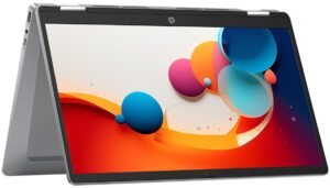 Chromebook convertible con pantalla táctil de 14 pulgadas, procesador Intel N100 y 128 GB de almacenamiento, HP Chromebook x360 14b-cd